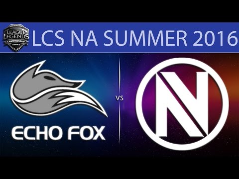 [LoL Highlights] FOX vs nV Game 1 | LCS NA Summer 2016 (25.06.2016) - Echo Fox vs Team EnVyUs