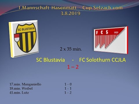 1.Mannschaft Hasenmatt - Cup Selzach SC Blustavia - FC Solothurn CCJLA