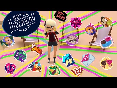 How To Get Stickers On Hotel Hideaway
