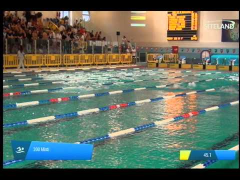 Serie 8 dei 200 Misti  Assoluti Maschi Master - Campionati Regionali Masters 2014 di Veneto e Friul