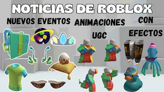 PAQUETES DE ANIMACIONES UGC EN ROBLOX STUDIO, NUEVOS EVENTOS,