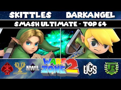 Warp Zone 2 Winners Top 64 - skittles (Young Link) vs DarkAngel (Toon Link) - Smash Ultimate