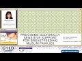 Interview With Tamara Drenttel Brand Breastfeeding Muslim Families GOLD Lactation 2018 Speaker