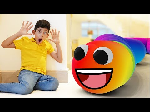 Jason and Alex and their fun adventure with worms