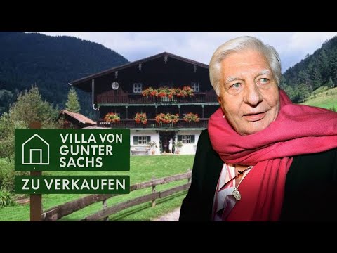The abandoned house of Gunter Sachs, where he died, and his net worth