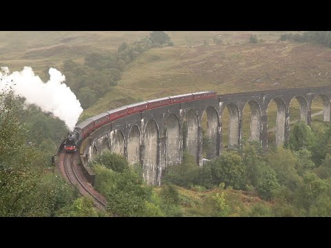 The magical steam train Jacobite (4K)