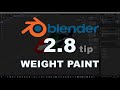 Blender 2.8 - Weight Painting + Automatic Weights
