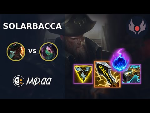 MID.GG: [ solarbacca ] Gangplank MID vs Akali | EUW GRANDMASTER | LOL Season 2025