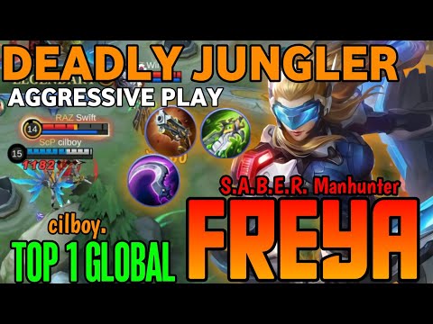 Deadly Jungler Freya Aggressive Play - Top 1 Global Freya by cilboy. ~ mobile legends