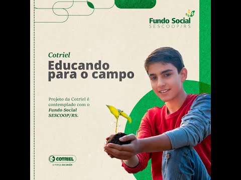 Cotriel Educando para o Campo conquista pelo segundo ano seguido com o Fundo Social do Sescoop/RS