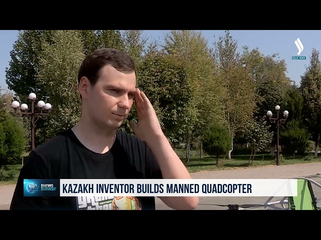 Казахстанец собственноручно собрал пилотируемый квадрокоптер