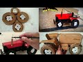 How To Make A Cardboard Tractor Very Easy Craft Diy