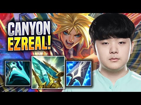CANYON TRIES NEW EZREAL BUILD! - DK Canyon Plays Ezreal ADC vs Caitlyn! | Season 2023