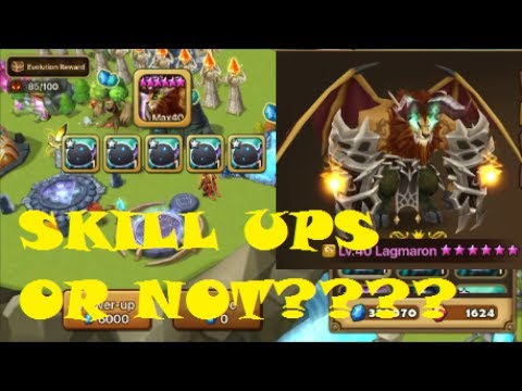SUMMONERS WAR / LAGMARON: SKILL UPS OR NOT???
