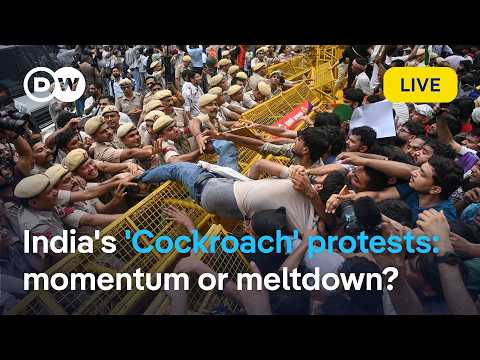 LIVE: Can India's 'Cockroach' movement sustain momentum after the Delhi clashes? | DW News