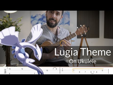 Lugia Theme - Tutorial on Ukulele || Grade 4+
