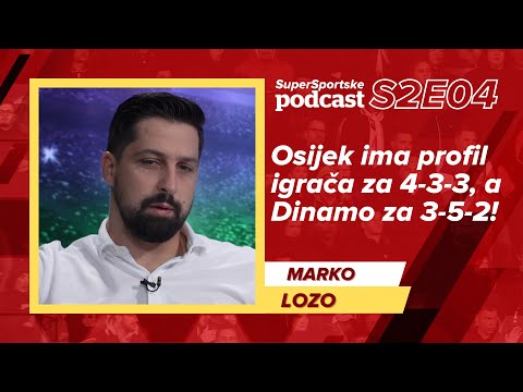 Lozo: Osijek ima profil igrača za 4-3-3, a Dinamo za 3-5-2! - SuperSportske podcast S2E04