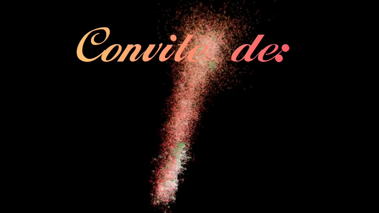 Convite virtual animado 15 anos