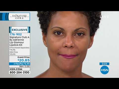 Signature Club A By Adrienne Lip Glamour Lipstick Kit