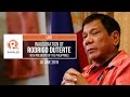 Pres. Rody Duterte Inauguration Free Live Video Updates & Program Flow