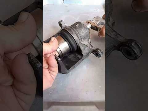 Mechanic Tricks | Install brake caliper piston #automotive #mechanic #diy #autoparts #brakerepair