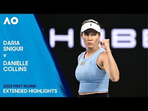 Daria Snigur v Danielle Collins Extended Highlights | Australian Open 2025 First Round