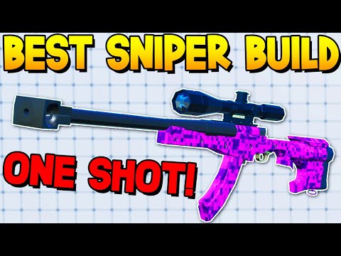 BEST SNIPER BUILD in WEIRD GUN GAME! ROBLOX