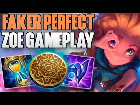 "FAKER'S CLEANEST ZOE GAME" | FAKER CHALLENGER ZOE GAMEPLAY | Patch 11.17 S11