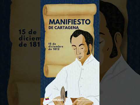 Bolívar se encontraba en el exilio en Cartagena de Indias, Nueva Granada, hoy Colombia.