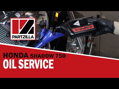 Honda Shadow VT750 Oil change | How to Change the Oil on a Honda Shadow 750 | Partzilla.com