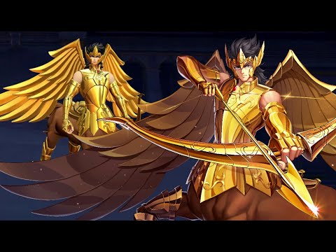 ANIMAÇÃO DO GESTALT DE SAGITÁRIO! Saint Seiya Awakening