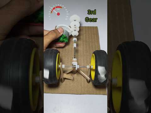 The process of changing car gears #dcmotor #project #tech