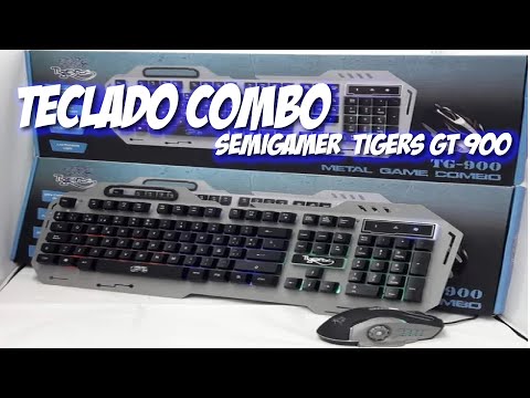 TECLADO GAMER TIGERS COMBO GT-900