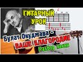 Булат Окуджава - Ваше благородие РАЗБОР АККОРДЫ Как играть на гитаре ...