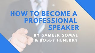 How to Become a Keynote Speaker: Get Paid