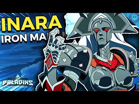 MY INARA NEARLY TOP DAMAGED! Warder's Field Inara Gameplay and Iron Madam Skin! (Paladins)