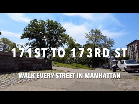 Walking Manhattan | 171st to 173rd Streets | Hudson Heights & Washington Heights