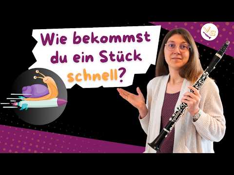 If you can play slowly, can you also play fast? | Learn Clarinet Online
