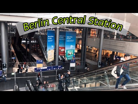 59. Caminhe pela Estação Central de Berlim / Estação Central de Berlim