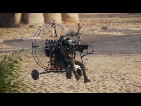 Hamas Fighters Enter Israel With Motorized Paragliders