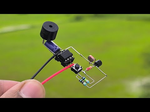 Laser Beam Security Alarm – Easy NE555 Timer Project