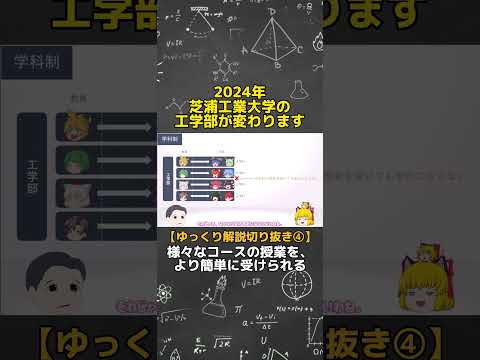 芝浦工大の新しい工学教育をゆっくり解説しています【4/7】 #shorts