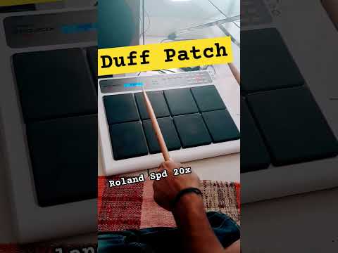 Roland Spd 20x Duff Patch Very easy playing #Roland #octapad #mmpvyas #shorts