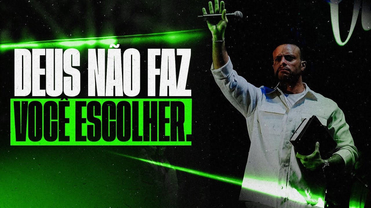 DEUS NÃO FAZ VOCÊ ESCOLHER | Eduardo Gonçalves