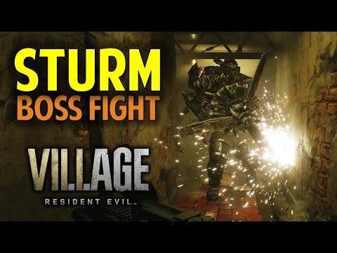 Sturm Boss Fight | Heisenberg's Factory B1 | Resident Evil 8 Village (RE8 Guide)