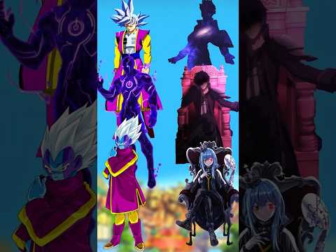 Goku,Saitama & Vegeta vs Wang ling,Anos & Rimuru #dragonball #anime #goku #anos #saitama #rimuru