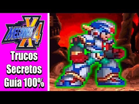Megaman X4 (PS1) – Trucos Secretos | Guía 100%: Armadura, Corazones, y Sub Tanques