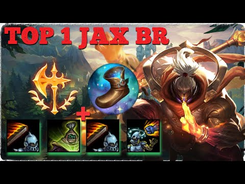 TOP 1 JAX  BR - NICK lINK GAMEPLAY - LEAGUE OF LEGENDS
