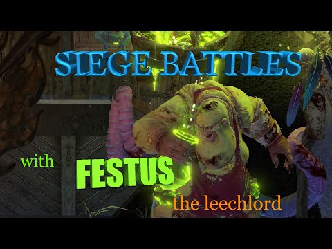 Total War Warhammer 3: Siege Battles with Festus the Leechlord in Immortal Empires