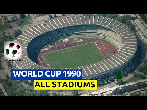 FIFA World Cup 1990 Italy 🇮🇹 All Stadiums